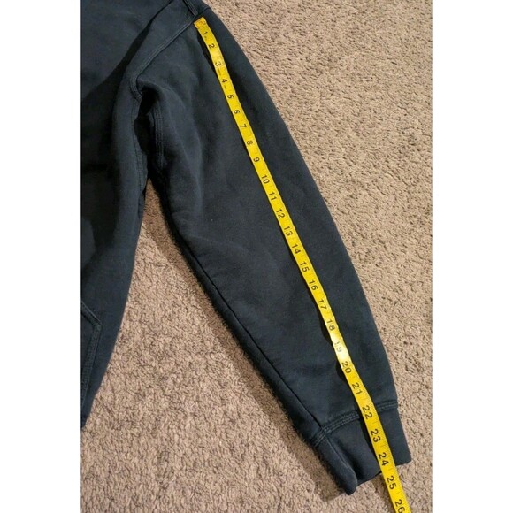 L.L. Bean Katahdin Iron Works Sherpa Lined Navy Blue Hoodie Sweatshirt Men's M - Picture 6 of 6